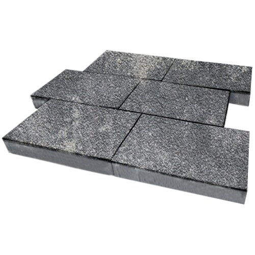 Изображение тротуарная плитка steinrus парк плейс colormix актау, native, 80 мм