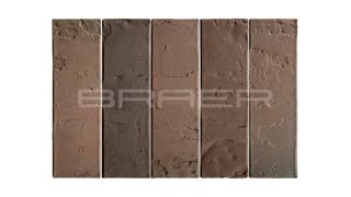 Кирпич облицовочный Браер кладка Мокко одинарный терра – 9