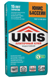 Плиточный клей Юнис Бассейн 25 кг – 1