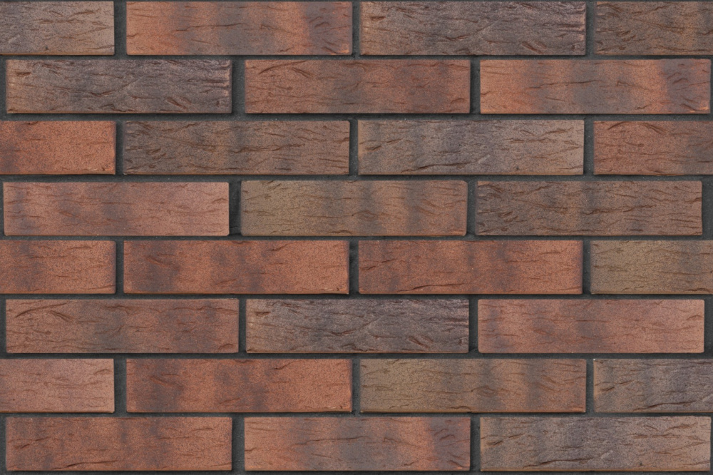 Кирпич облицовочный Ореховый Флэш одинарный рустик – 1