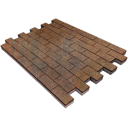 Изображение тротуарная плитка steinrus прямоугольник colormix штайнрус, native, 60 мм