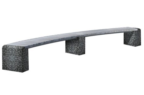 Изображение лавка steinrus new city arc plus, черный лайт, glance