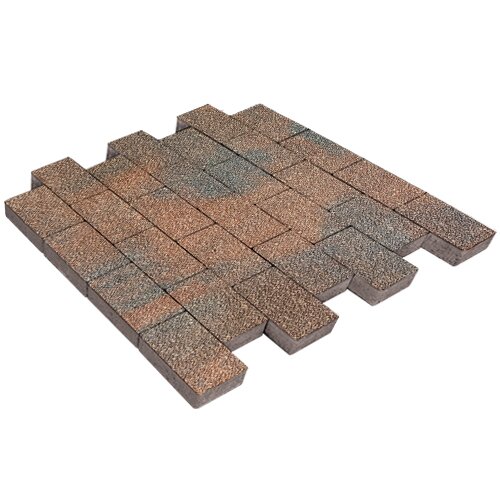 Изображение тротуарная плитка steinrus грас colormix штайнрус, antico, 80 мм
