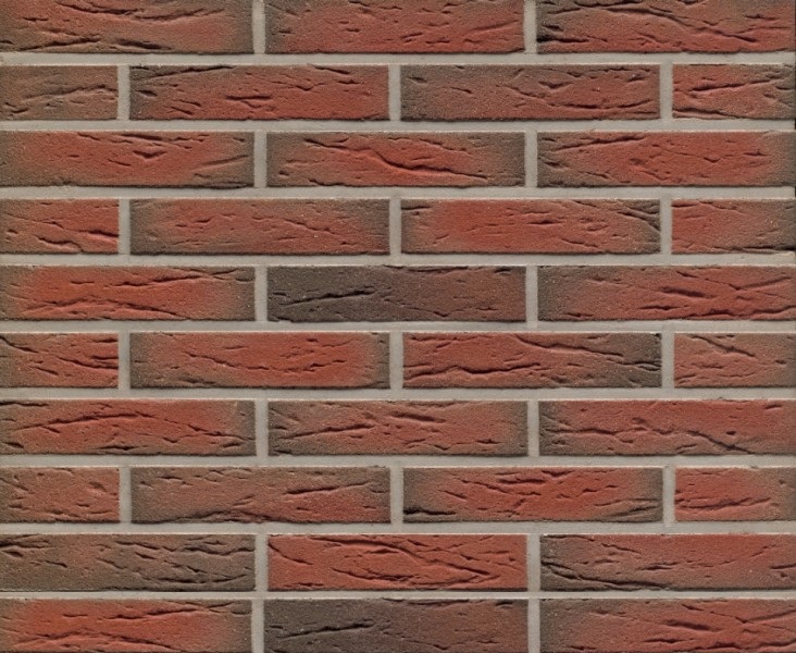 Изображение плитка фасадная клинкерная feldhaus klinker r436ldf14 ardor mana рельефная, 290x52x14 