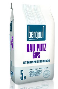 Изображение штукатурка гипсовая bergauf bau putz gips 5 кг