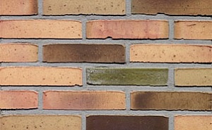 Кирпич облицовочный под старину полнотелый *100*50 бежево-коричневый – 1