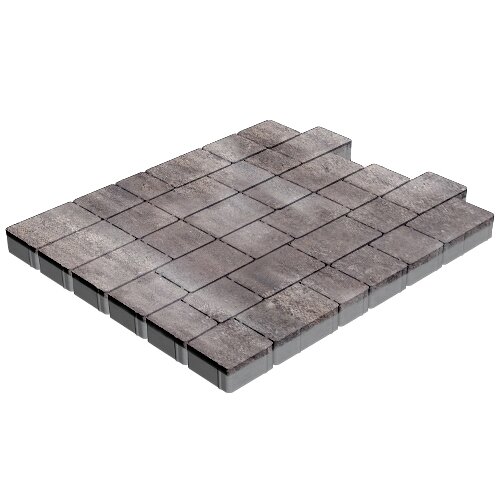 Изображение тротуарная плитка steinrus инсбрук альт брик colormix умбра, гладкая, 60 мм