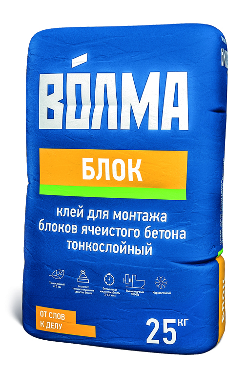 Изображение клей для блоков волма-блок 25 кг (липецк hebel)