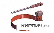 Изображение крепление хомута d=90мм с дюбелем 140 мм, galeco