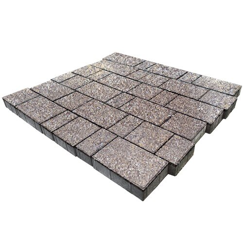 Изображение тротуарная плитка steinrus bergamo валдай, backwash, 40 мм