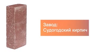 Кирпич гиперпрессованный одинарный М-250 терракот рустированный ложок  – 11