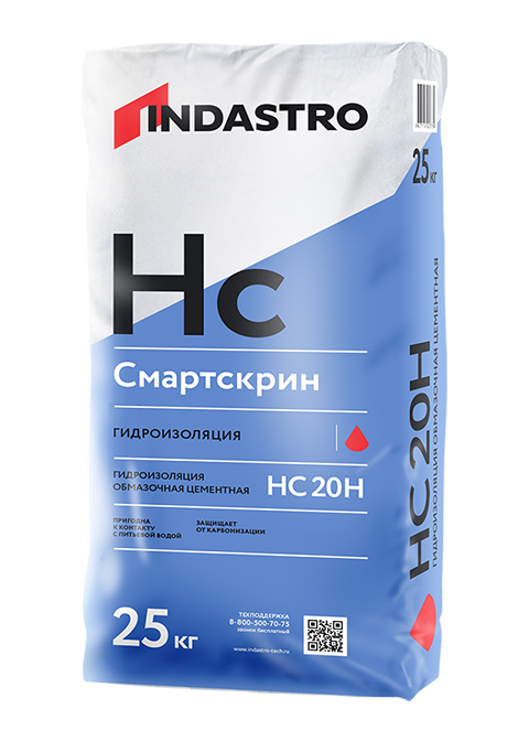 Изображение жесткая гидроизоляция индастро смартскрин hc20 h (25 кг)
