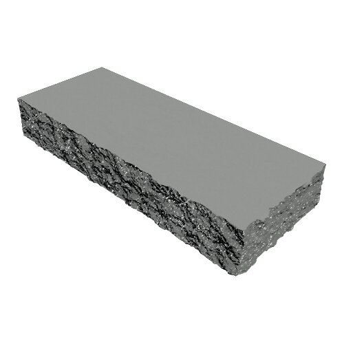Изображение ступень steinrus правая серая, 950х380х150