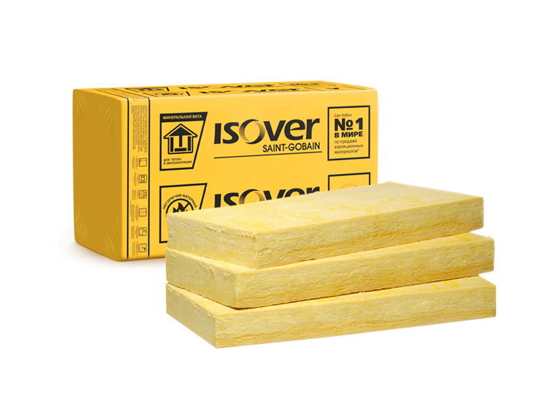 Изображение минераловатная плита isover вентфасад моно 1380х1190х120 мм