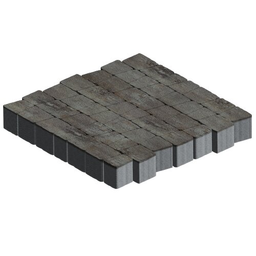 Изображение тротуарная плитка steinrus аттика colormix берилл, native, 60 мм