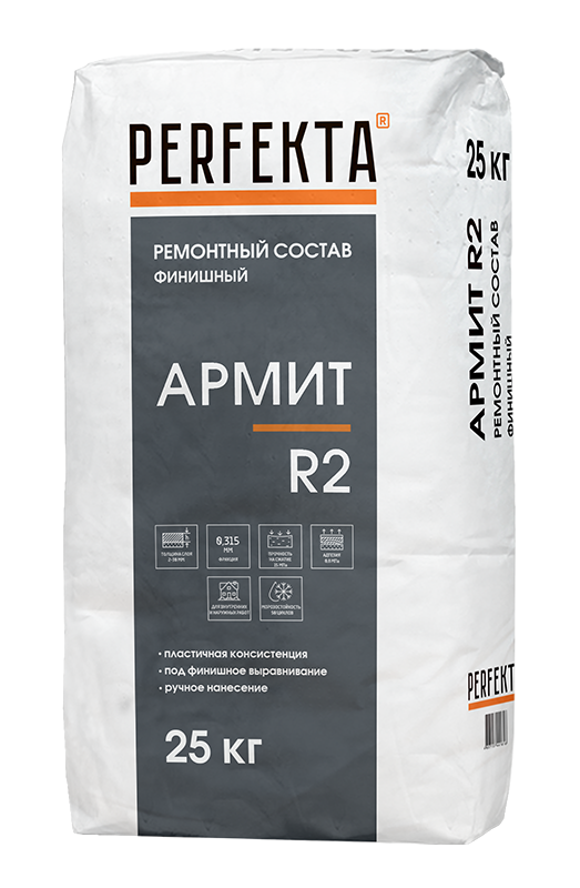 Финишный ремонтный состав Perfekta АРМИТ R2 25 кг  – 1