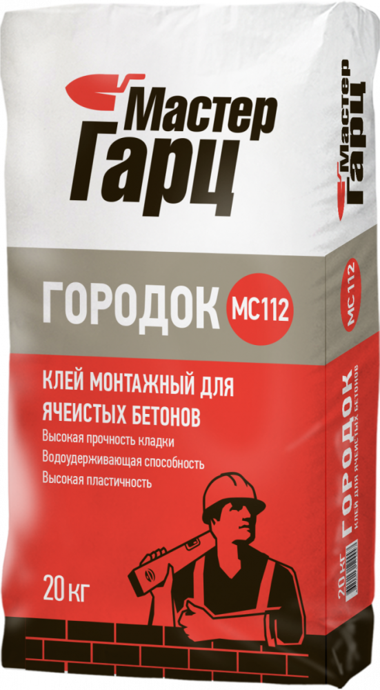 Изображение монтажный клей мастер гарц городок mc112 20 кг
