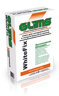 Изображение клей плиточный профессиональный glims whitefix 5 кг