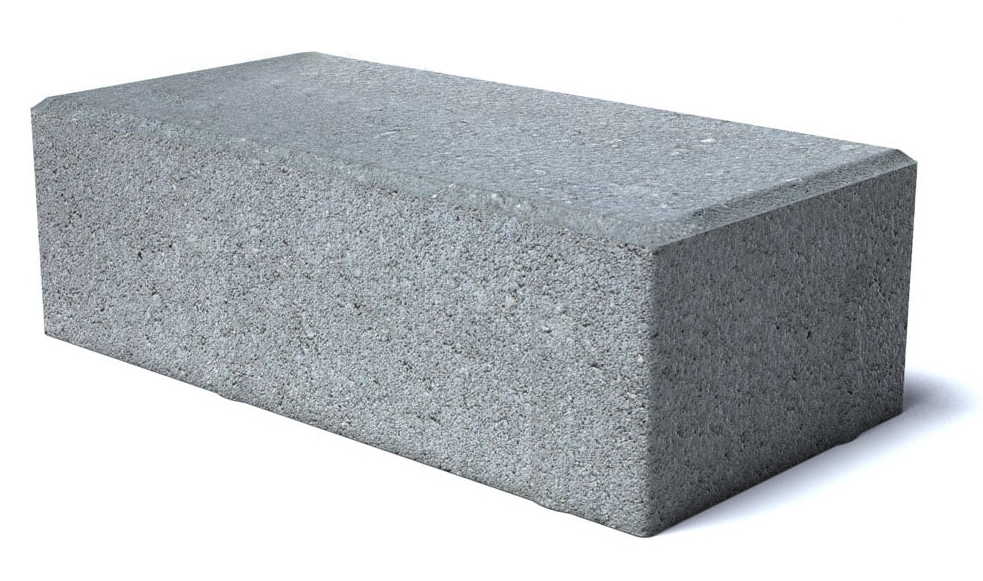 Изображение тротуарная плитка а-строй брусчатка 120x250х80 серый