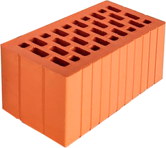 Кирпич строительный щелевой двойной М-200 рифленый ВВКЗ – 1