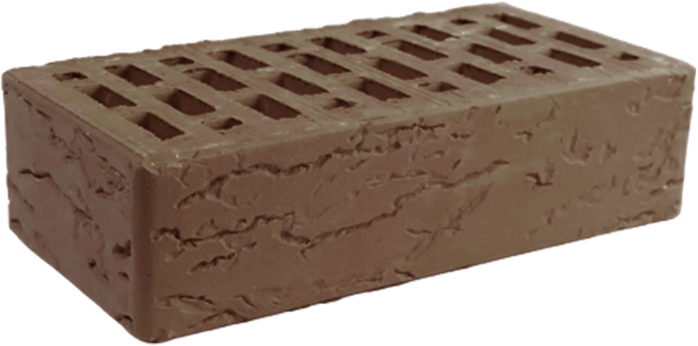 Кирпич облицовочный коричневый одинарный риф М-150 Ярославль – 1