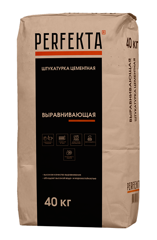 Штукатурка фасадная Perfekta выравнивающая 40 кг  – 1