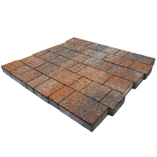 Изображение тротуарная плитка steinrus бельпассо colormix рей, native, 60 мм