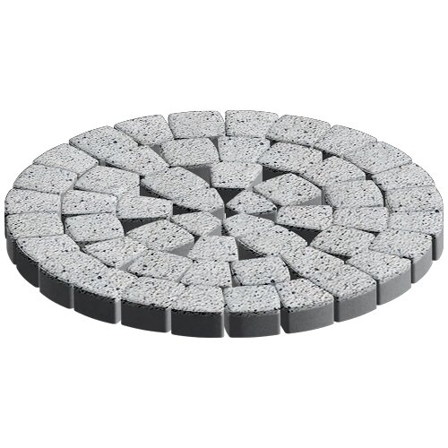 Изображение тротуарная плитка steinrus классико мрамор, backwash, 60 мм