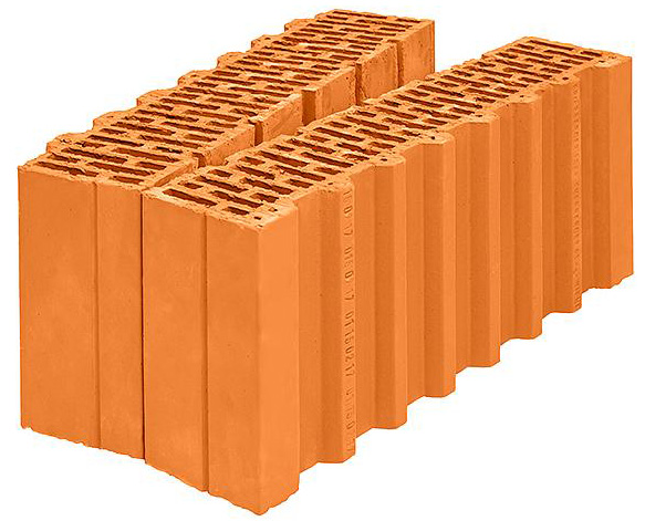 Блок керамический Porotherm 51 1/2, доборный элемент поризованный 14,32 НФ – 1