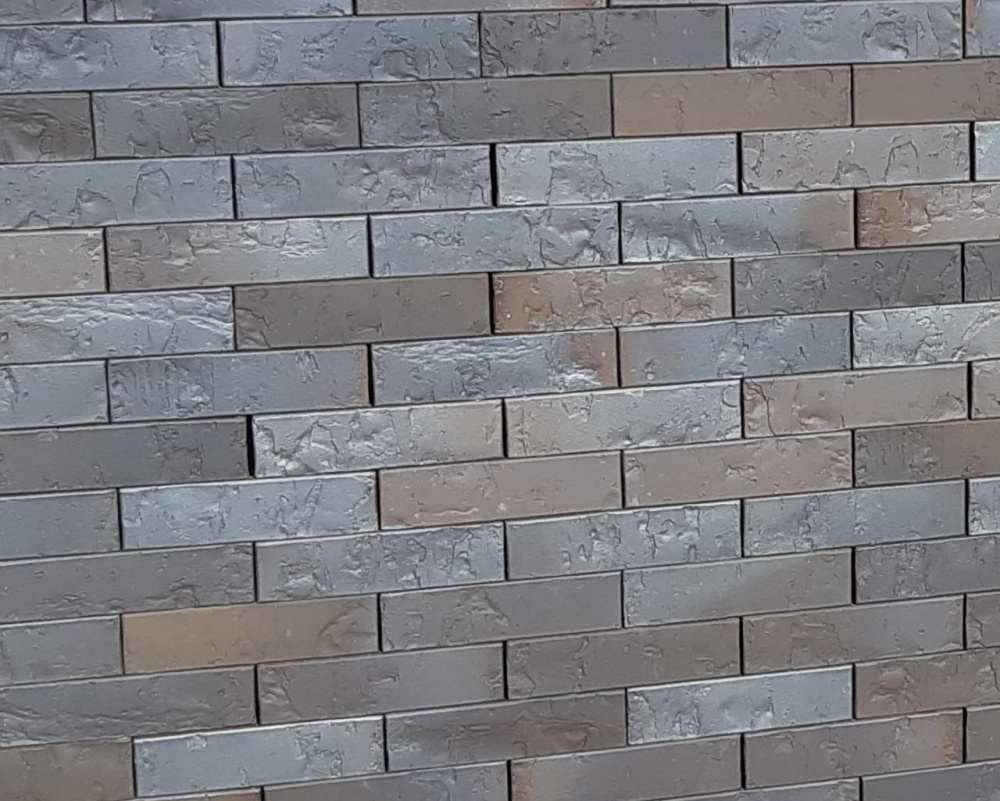 Кирпич облицовочный Флеш Графит одинарный Сахара М-150 Магма – 1