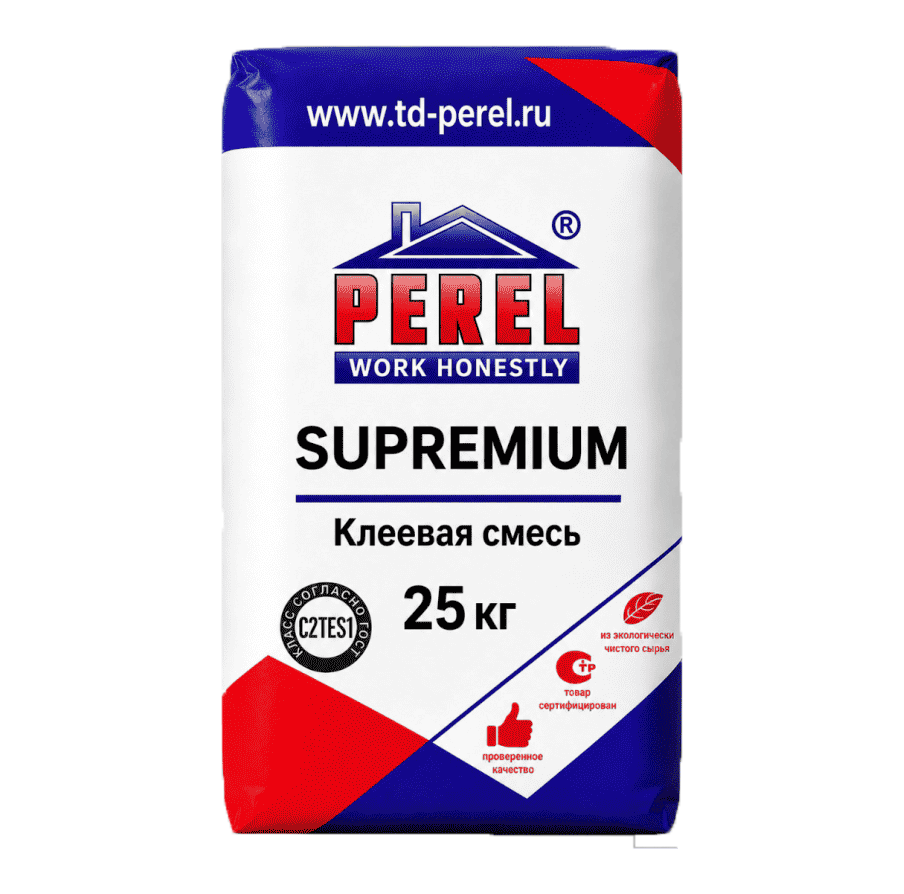 0315 Supremium Клеевая смесь для плитки PEREL 25 кг – 1