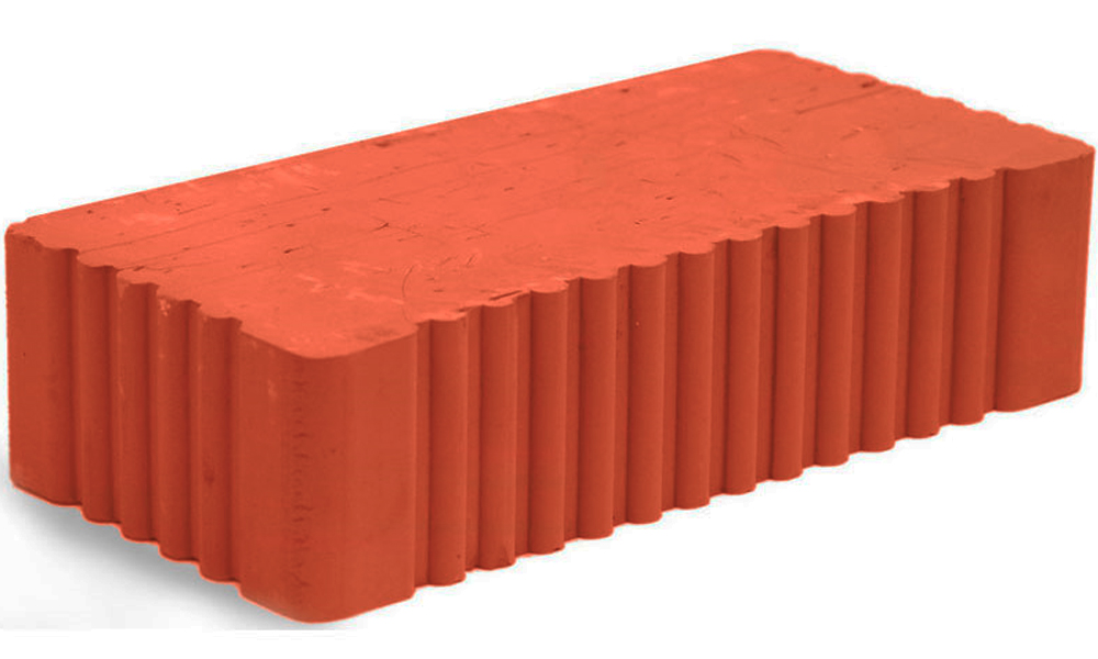 Кирпич строительный полнотелый одинарный М-150 рифленый Мстера – 1