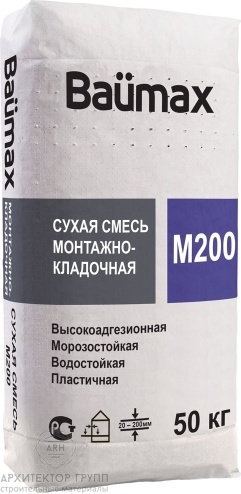 Изображение монтажно-кладочная baumax м-200 50 кг (пмд - 15 с)