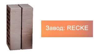 Кирпич облицовочный одинарный 5-82-31-2-00 RECKE М200 – 6