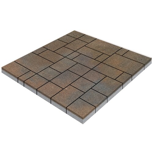 Изображение тротуарная плитка steinrus инсбрук альпен colormix штайнрус, native, 60 мм