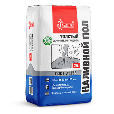 Наливной пол толстый самонивелирующийся СТАРАТЕЛИ 25 кг – 1
