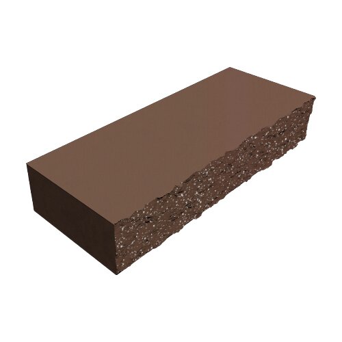 Изображение ступень steinrus коричневый, 1000х380х180