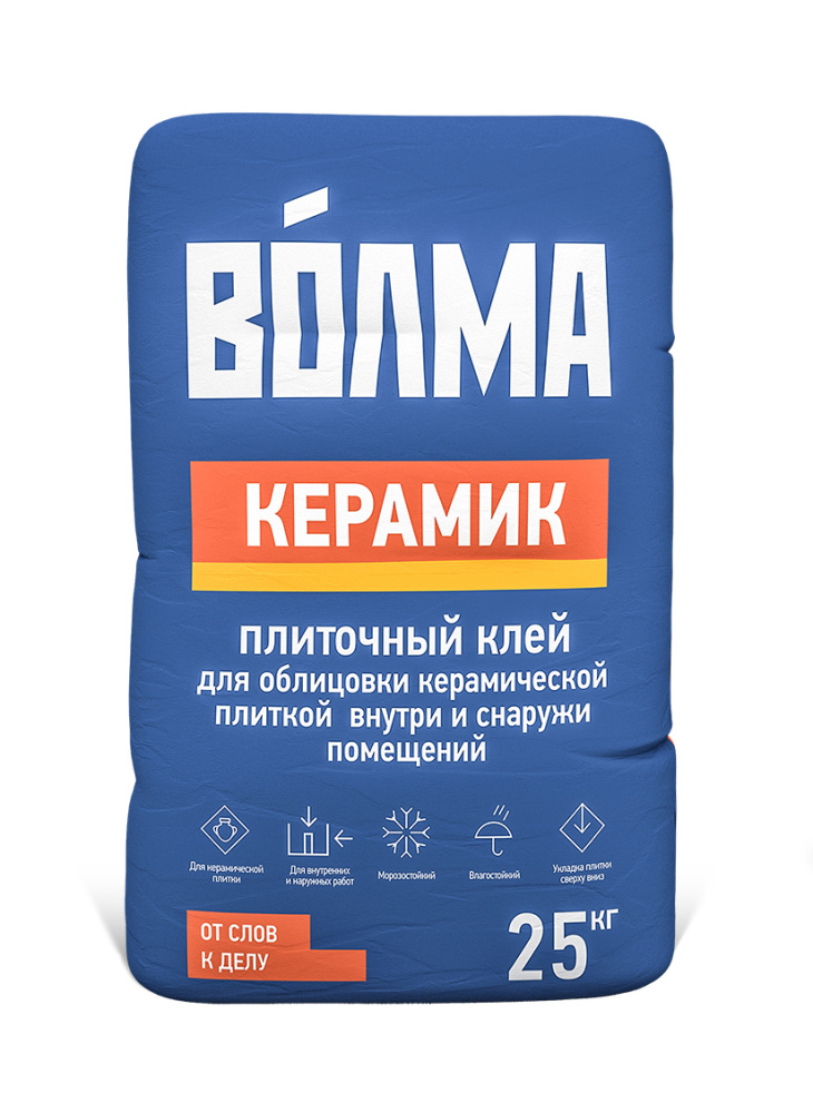 Изображение клей для плитки "керамик" волма 25 кг