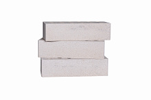 Кирпич гиперпрессованный одинарный Белый Кварц гладкий СПК – 2