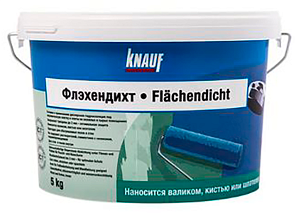 Гидроизоляция KNAUF "Флэхендихт" без битума 5 кг. – 1