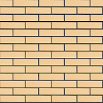 Кирпич облицовочный солома полуторный КФ-2 гладкий ЖКЗ – 2