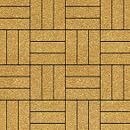 Тротуарная плитка Steinrus Паркет желтый, native, 60 мм – 2