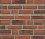 Плитка фасадная клинкерная Feldhaus Klinker R687WDF14 Sintra terracotta linguro рельефная, 215x65x14  – 1