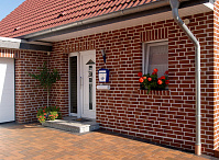 Кирпич облицовочный корица евро полуторный гладкий М-200 Липецк – 2