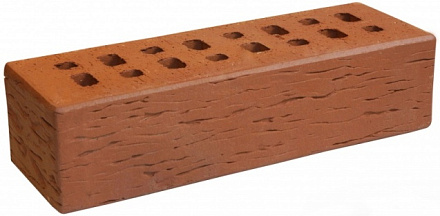 Кирпич клинкерный Красный Лондон береста 250х85х65 М-300 – 2