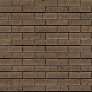 Кирпич облицовочный Темно-коричневый одинарный скала ЖКЗ – 3
