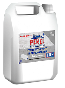 Грунтовка глубокого проникновения с антисептиком Perel Fixprim, 10 л  – 1
