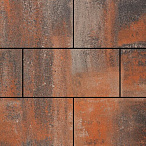 Тротуарная плитка Steinrus Парк Плейс ColorMix Рей, 60 мм – 2