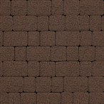 Тротуарная плитка Steinrus Инсбрук Альт коричневый, native, 40 мм – 2