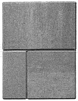 Тротуарная плитка Мозаика 200/200/300х100/200/200х60 серый – 3